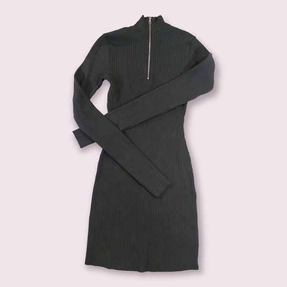 Cotton Citizen The Ibiza Mini Dress in Forest Green - Picture 6 of 9